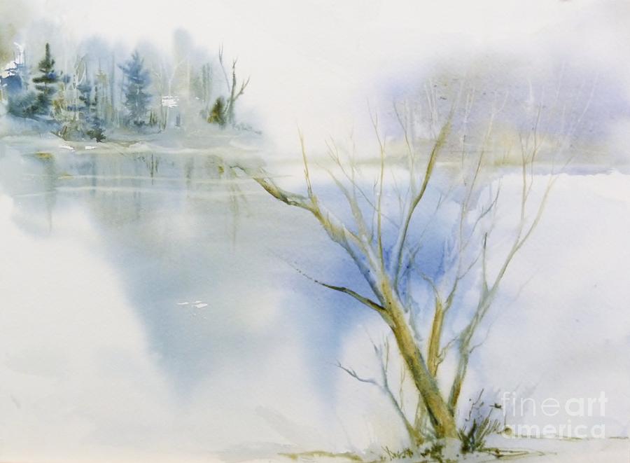 A Cold Winters Day Painting by Donna Acheson-Juillet