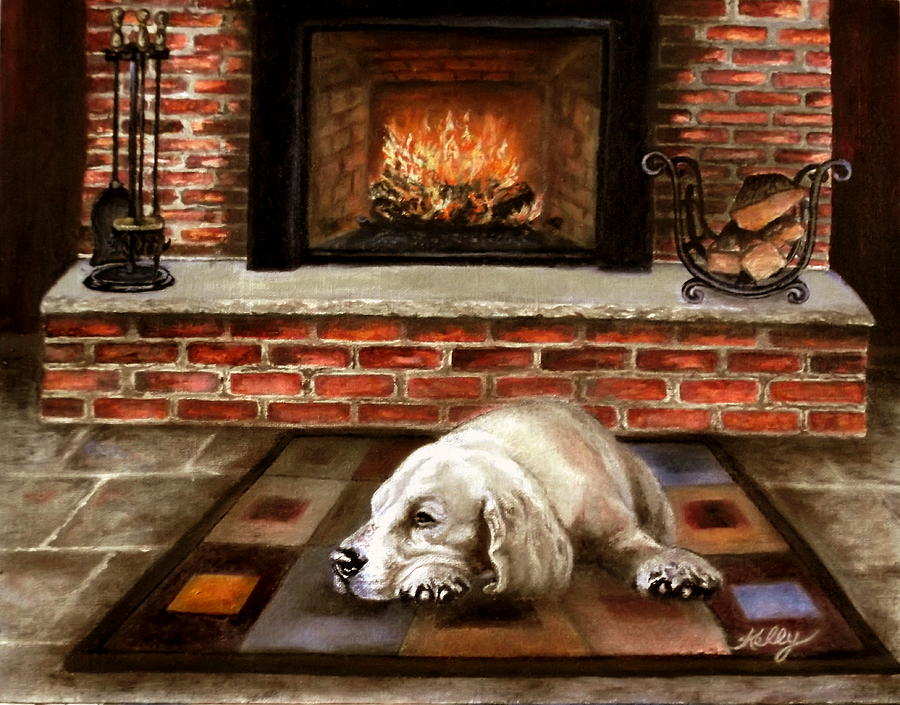 A Cold Winters Night Painting by Kathleen Kelly Thompson