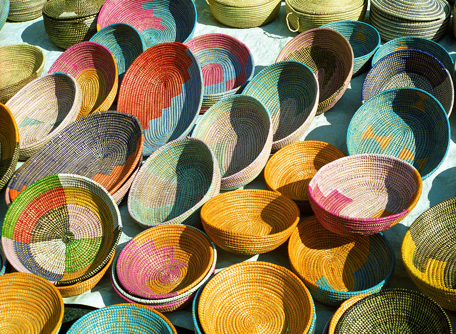 A Collection of Baskets Photograph by Cornelis Verwaal