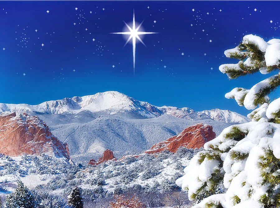 A Colorado Christmas Card Photograph by John Hoffman