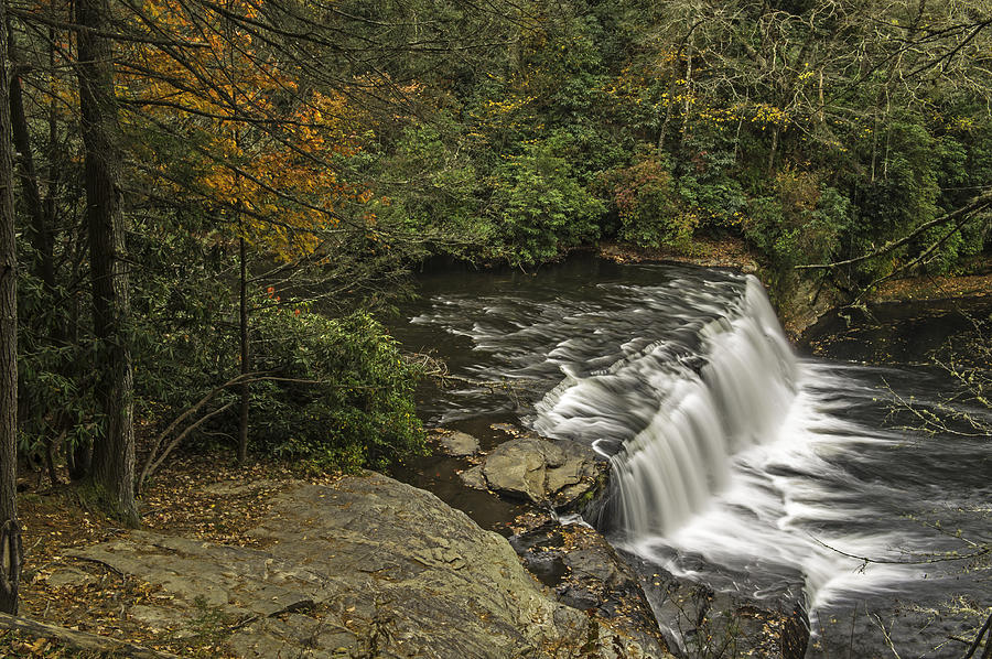 A Colorful Autumn Hooker Falls in The Land of Waterfalls Photograph by Willie Harper