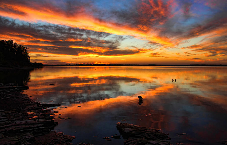 A Colorful Evening Photograph by Carolyn Fletcher - Fine Art America