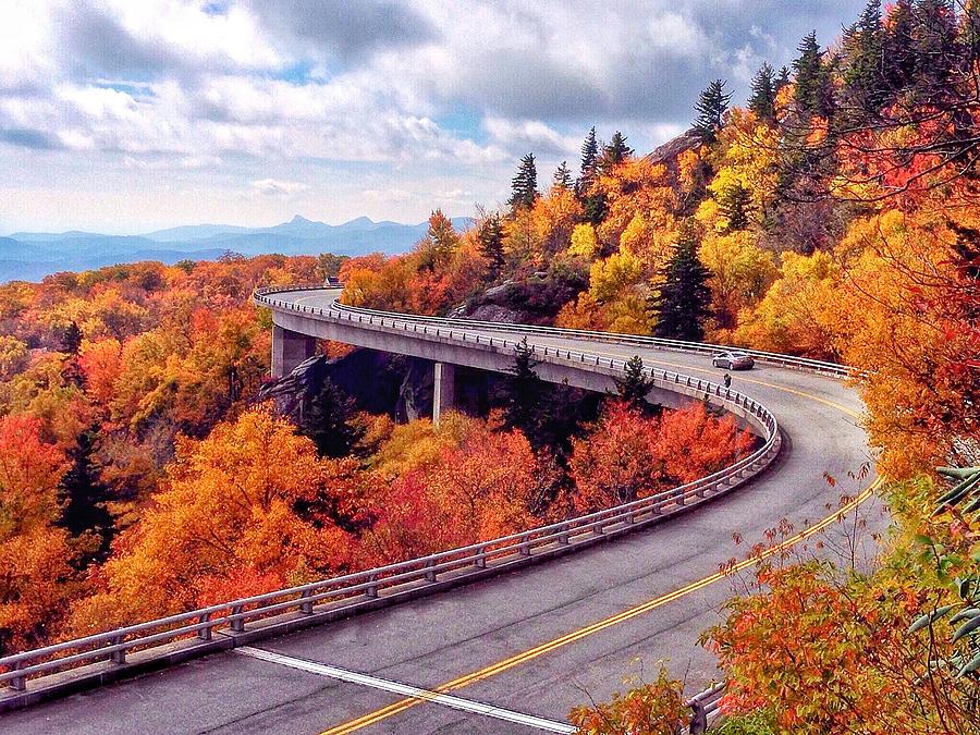 A Colorful Ride Along The Blue Ridge Parkway Photograph by Chris Berrier