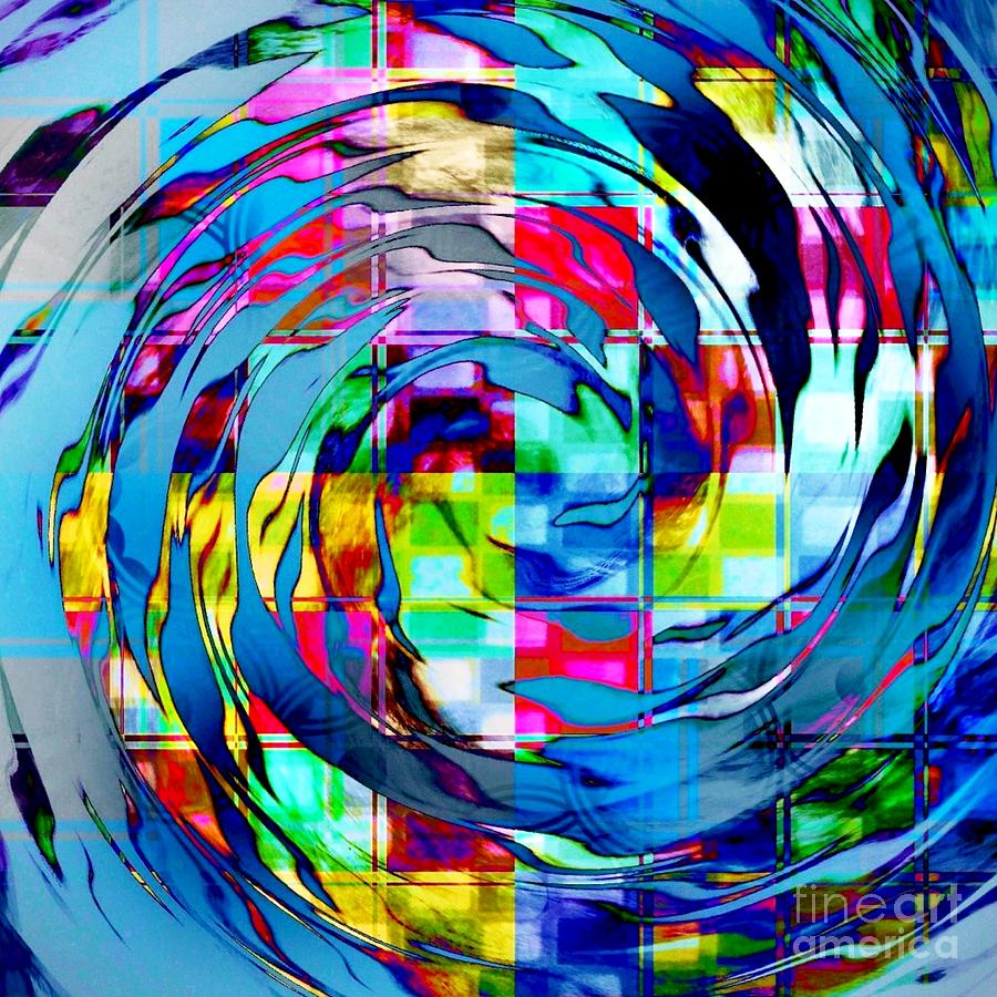 A Colorful Whirl Digital Art by Darla Wood