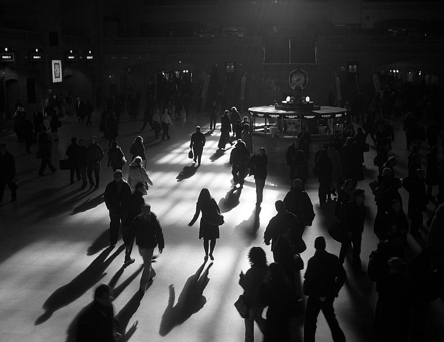 A Commuter Dance Photograph by Cornelis Verwaal