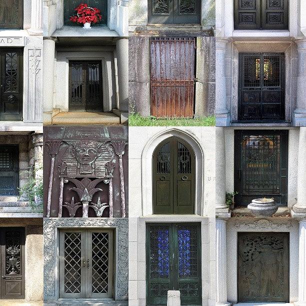 Spiritual Photograph - A Compilation Of Crypt Doors / #crypt by Sid Graves