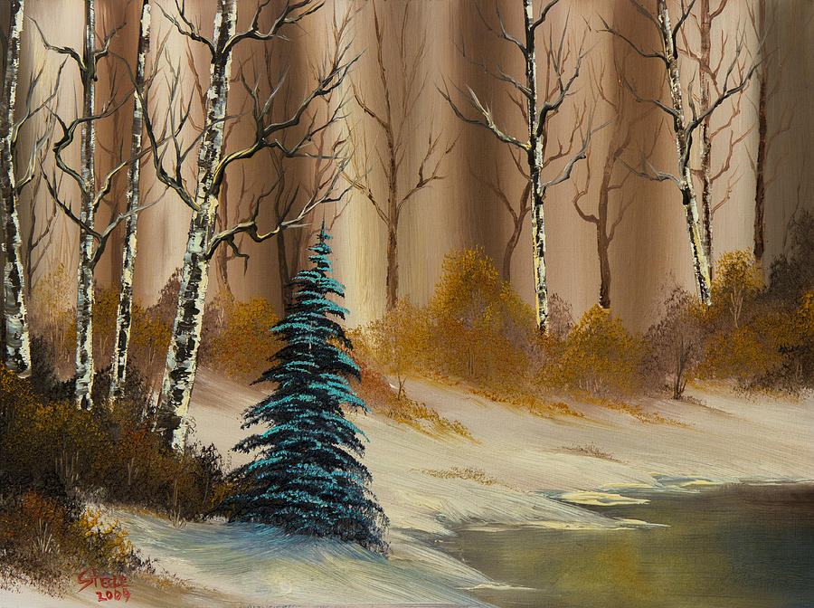 Russet Winter Painting by Chris Steele