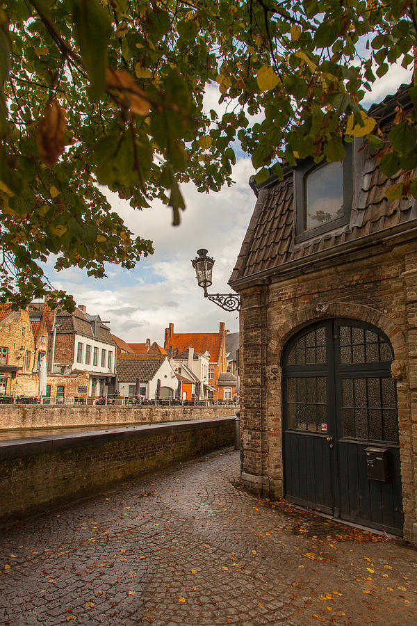 A corner in Bruges Photograph by W Chris Fooshee