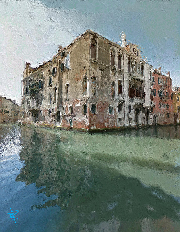 A Corner in Venice Mixed Media by Russell Pierce