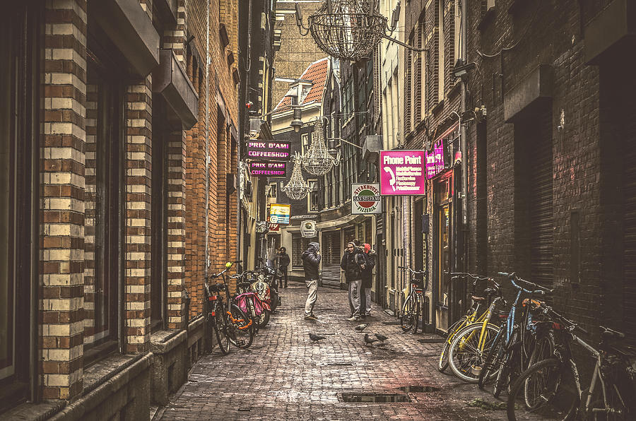 Amsterdam Photograph - A corner of Amsterdam by LE Quoc