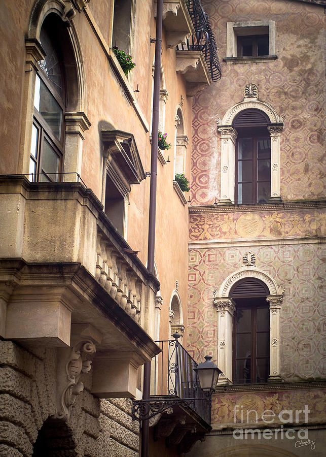 Architecture Photograph - A Corner of Vicenza Italy by Prints of Italy