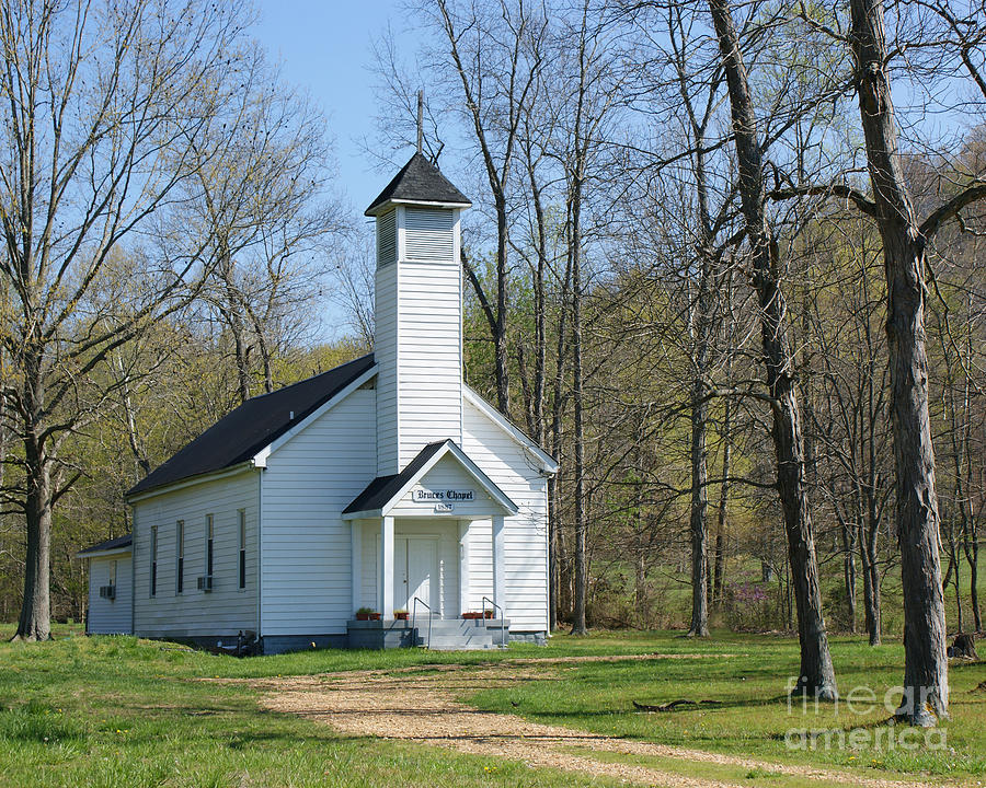 Church Photograph - A Country Church by Roger Potts