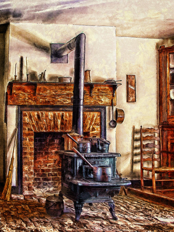 A Country Kitchen Digital Art by Mary Almond