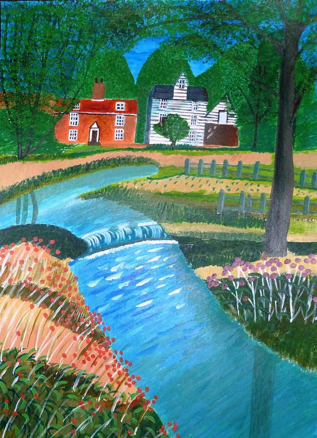 A Country Stream Painting by Magdalena Frohnsdorff
