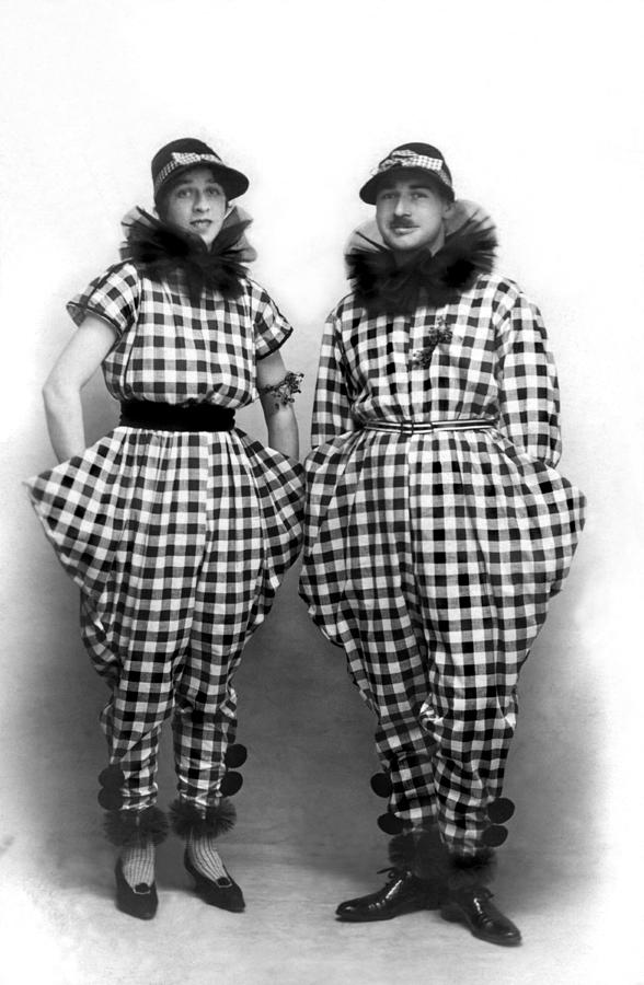 A Couple In Amazing Outfits Photograph by Underwood Archives