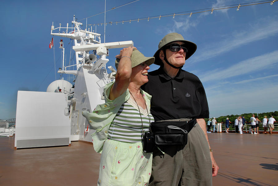 A Couple On A Cruise Ship Photograph by Scott Goldsmith A Couple On A Cruise Ship Photograph by Scott Goldsmith