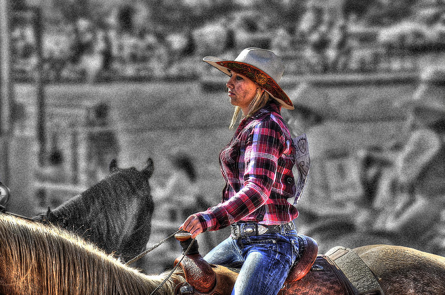 A Cowboys Cowgirl Photograph by Craig Burgwardt