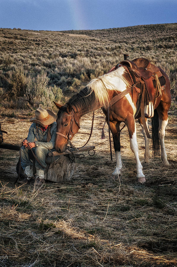 A Cowgirls Best Friend Photograph by Pamela Steege