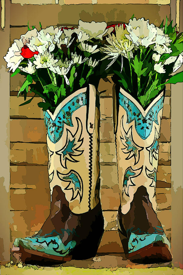 A Cowgirls Bouquet Photograph by Jean Connor