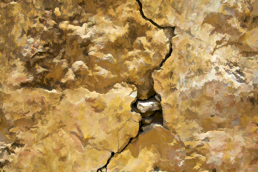 A Crack in the Wall II Photograph by David Letts