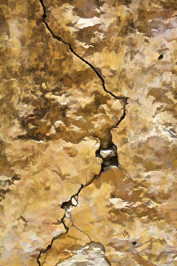 A Crack in the Wall III Photograph by David Letts