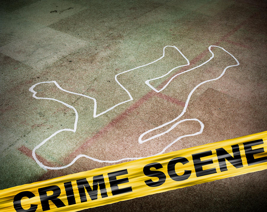 A crime scene Photograph by Image Source