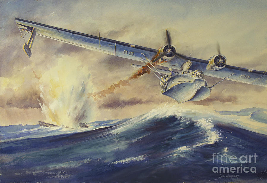 A Damaged Pby Catalina Aircraft Digital Art by TriFocal Communications | Fine Art America