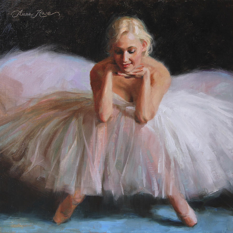 Marilyn Monroe Painting - A Dancers Ode to Marilyn by Anna Rose Bain