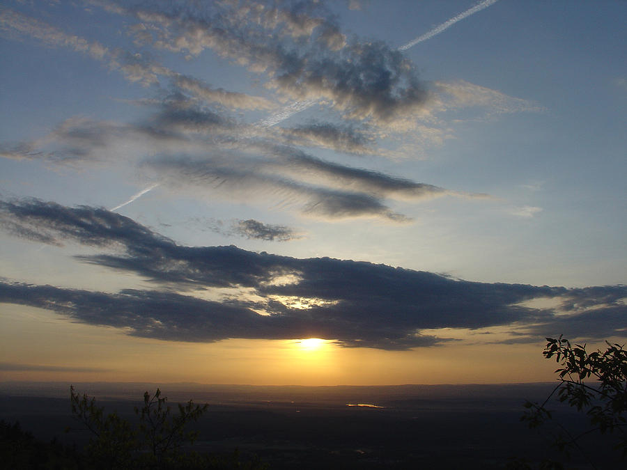 A Dated Sunrise from the Mountain House Site Photograph by Terrance DePietro