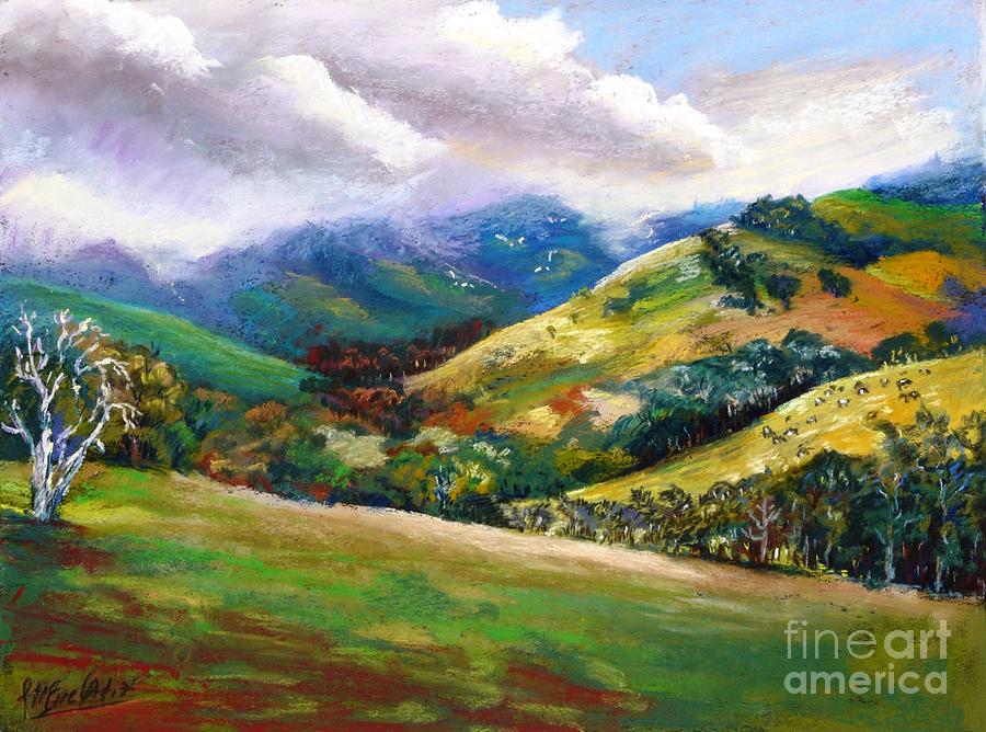 A day at the Hills Painting by Marieve Ortiz