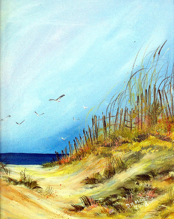 A Day at the Ocean Painting by Dorothy Maier