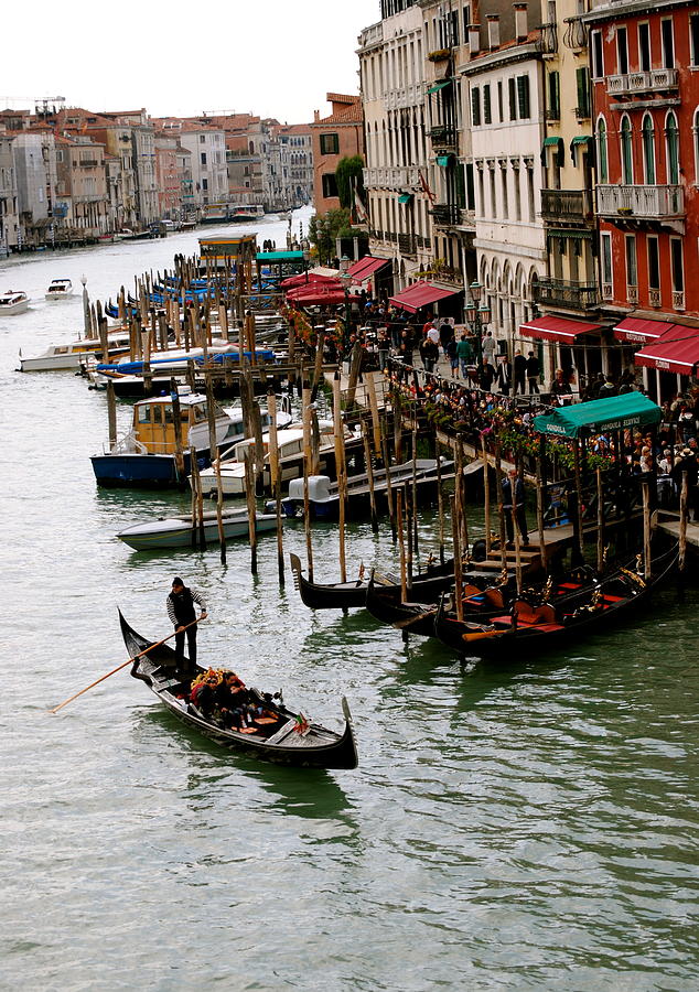 Boat Photograph - A day in the life of a gondolier by Stephanie  Welzel