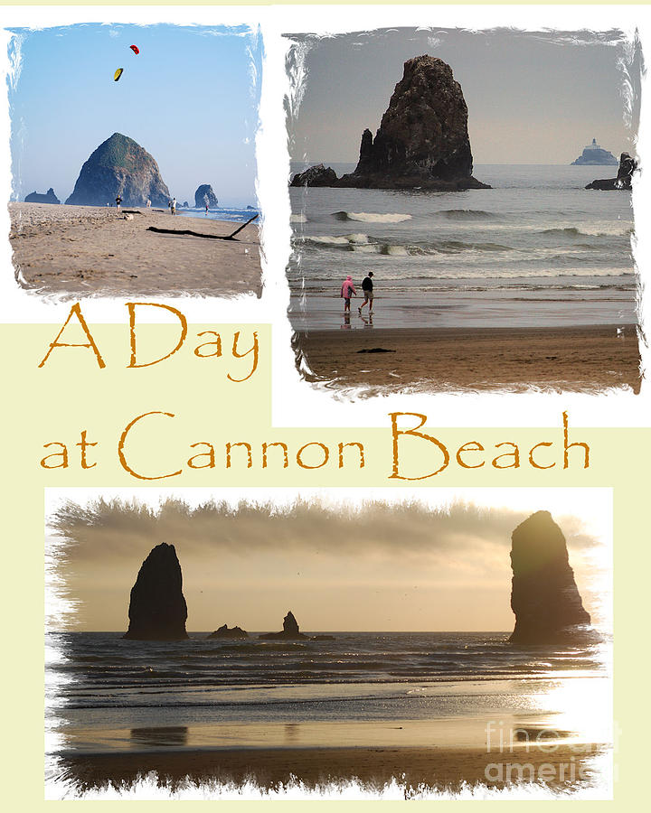 Sunset Photograph - A Day on Cannon Beach by Sharon Elliott