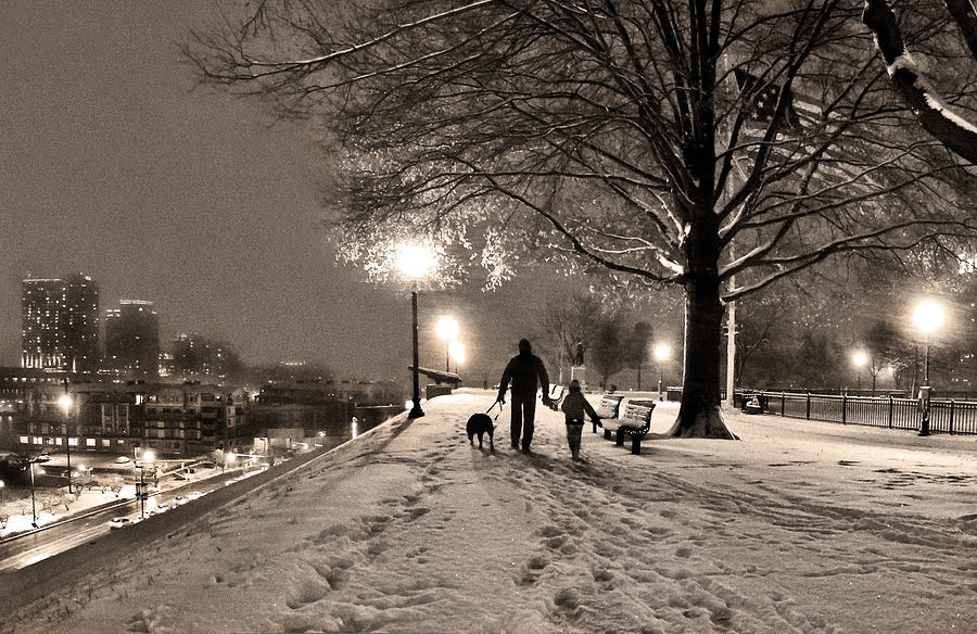 A December Night on Federal Hill Photograph by SCB Captures