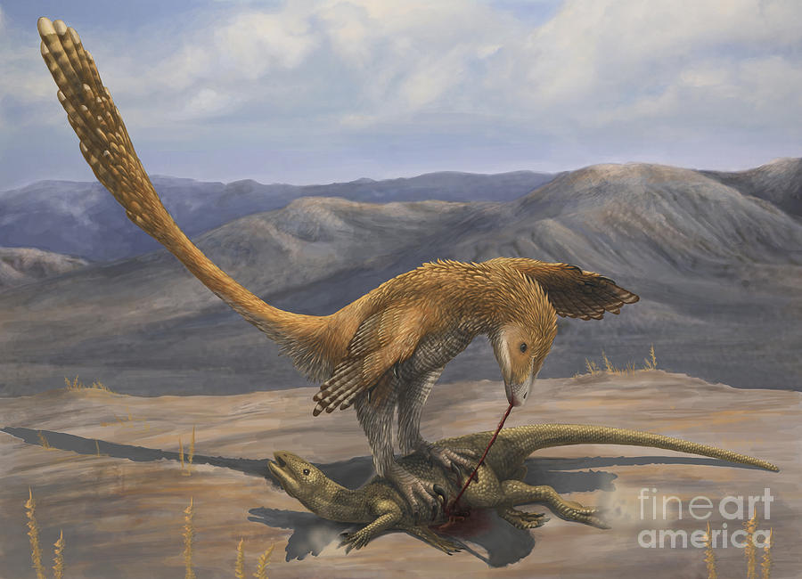 Haunts of Deinonychus – Emily Willoughby Art