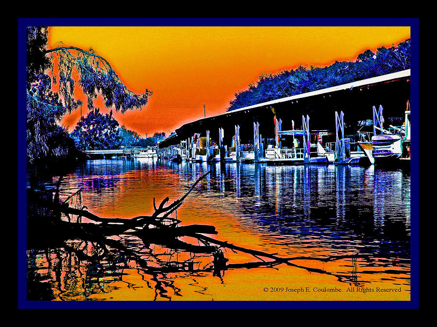 A Delta Sunset  Digital Art by Joseph Coulombe