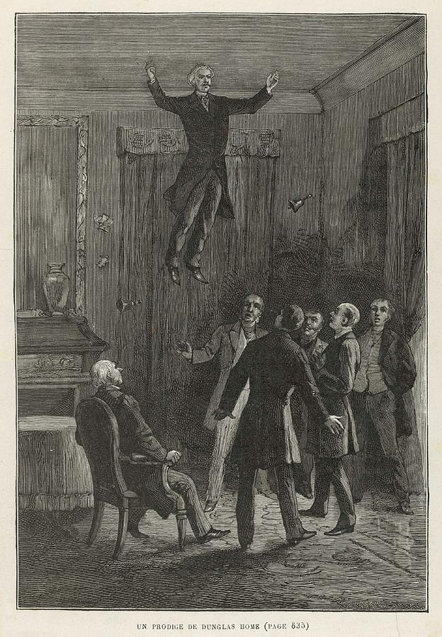 A Demonstration Of Levitation By Daniel Drawing by Mary Evans Picture