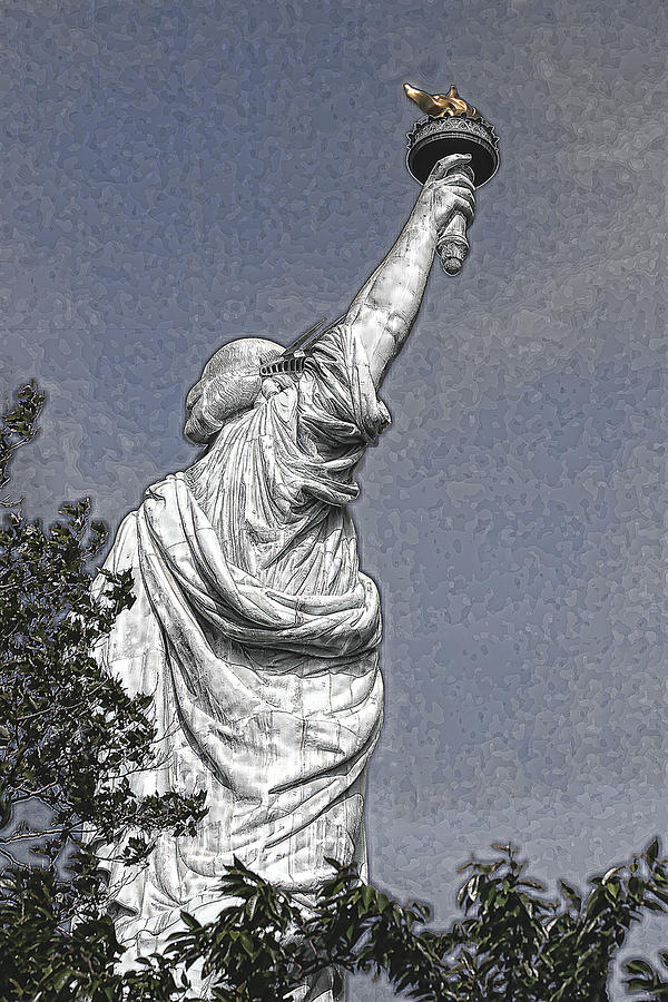 A Different Lady Liberty View Photograph by Wes and Dotty Weber