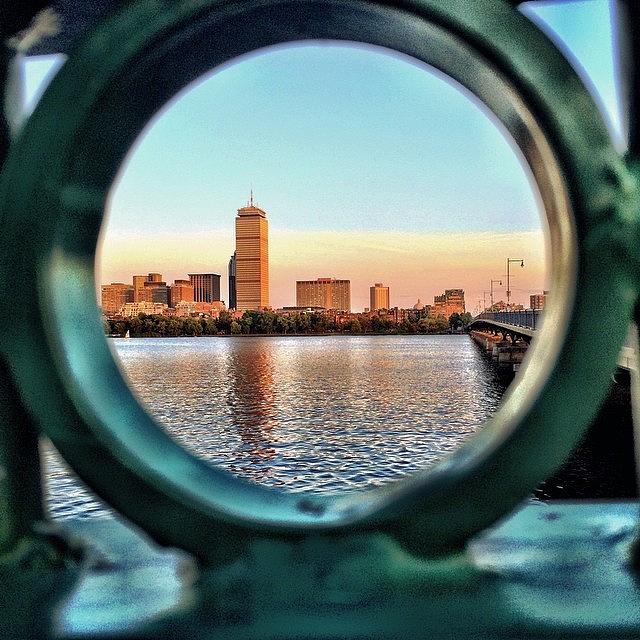 Boston Photograph - A Different View #charles #charlesriver by Ryan Laperle