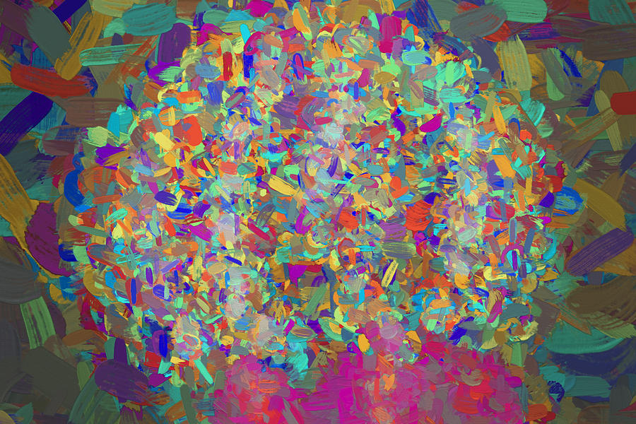 A Digitally Painted Mess of Beauty Photograph by David Haskett II