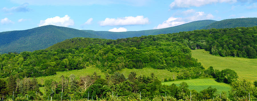 Farm Photograph - A Distant View of Mount Greylock by Geoffrey Coelho