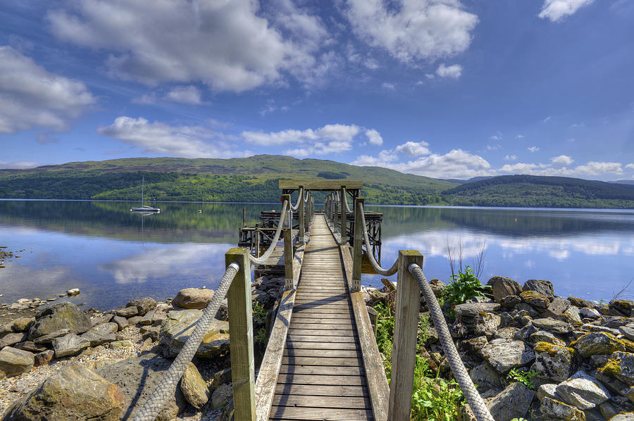 A dock out to Loch Tay Photograph by Matt Swinden