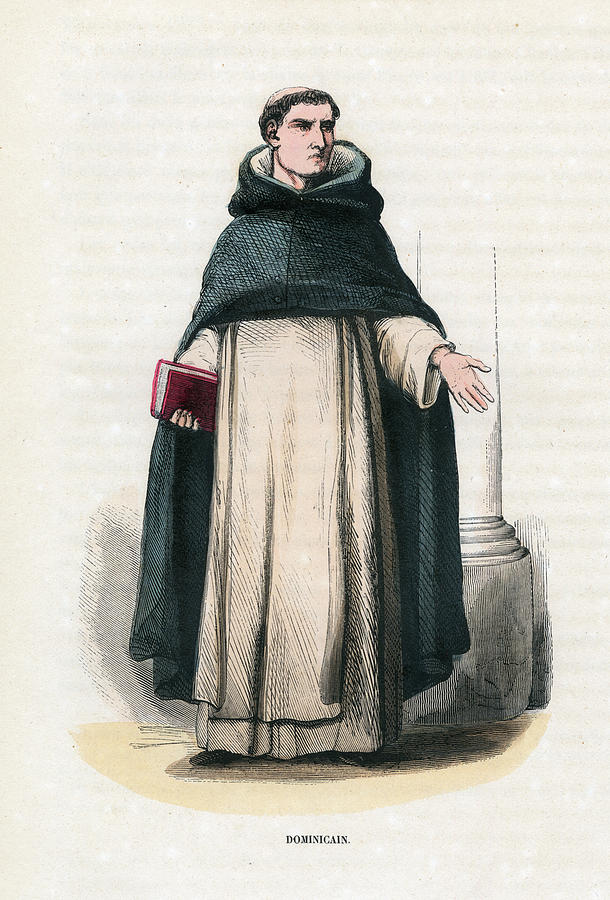 Dom Perignon, A Benedictine Monk Of Greeting Card by Mary Evans Picture  Library
