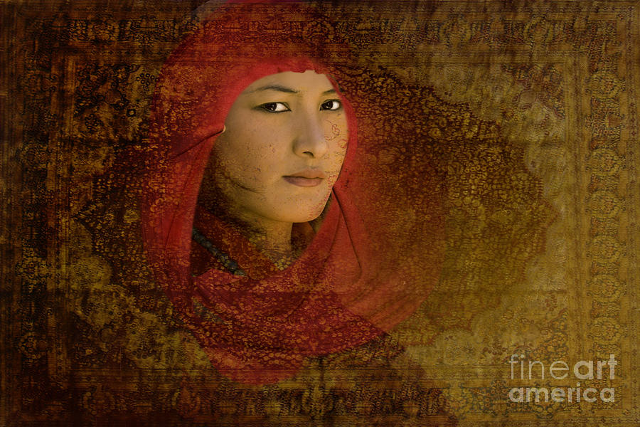 A face from Bhutan Digital Art by Angelika Drake