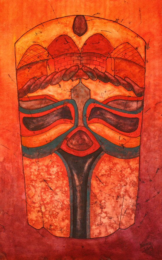 A Face of Africa Painting by Nancy Jolley