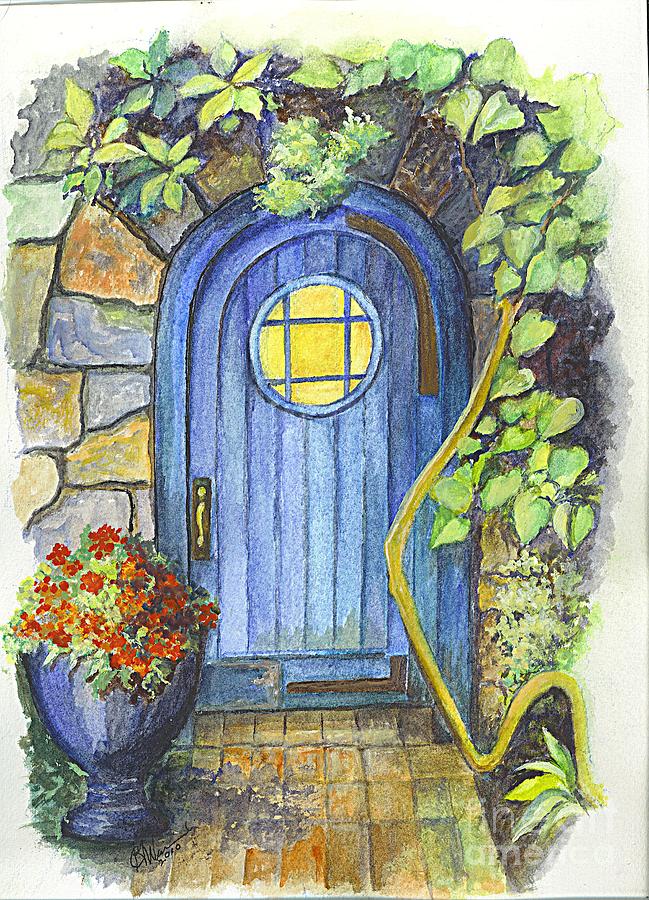 A Fairys Door Painting by Carol Wisniewski
