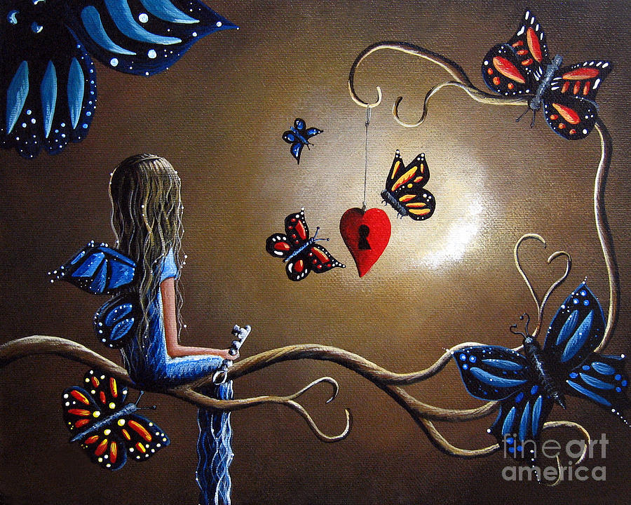 A Fairys Heart Has Many Secrets Painting by Moonlight Art Parlour