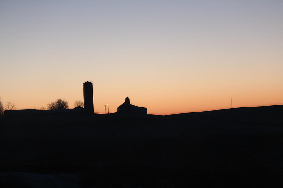 A Farm Silhouette Photograph