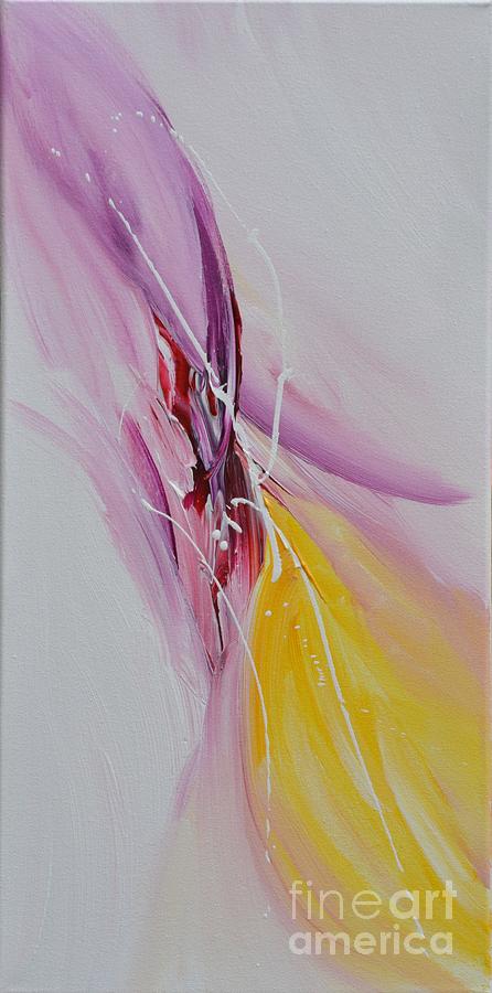 Abstract Painting - A Feathers Touch  by Lisa  Telquist
