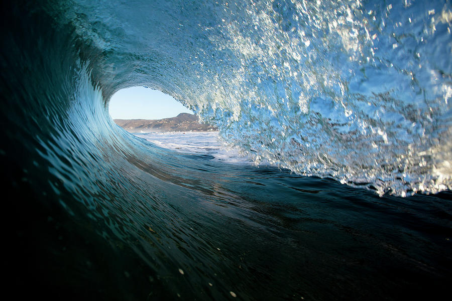 A Few From Inside A Barreling Wave At Photograph by Kyle Sparks
